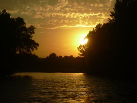 coucher de soleil